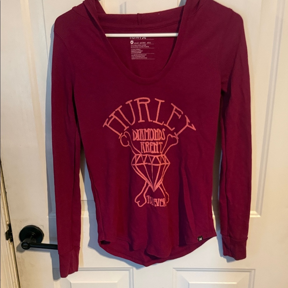 Hurley Y2K Long-Sleeve Graphic Hoodie